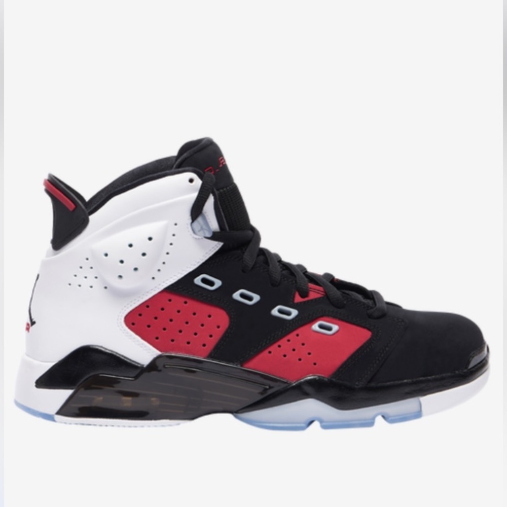 Air Jordan Black, Red And White Sneakers - Picture 4 of 11